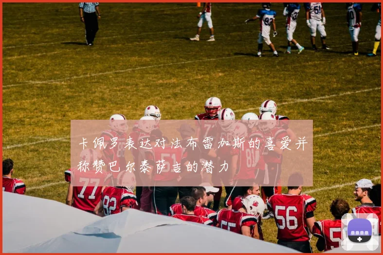 卡佩罗表达对法布雷加斯的喜爱并称赞巴尔泰萨吉的潜力